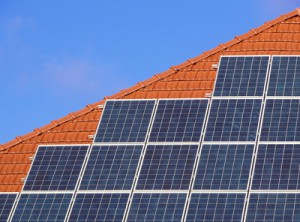 Solaranlage auf dem Dach