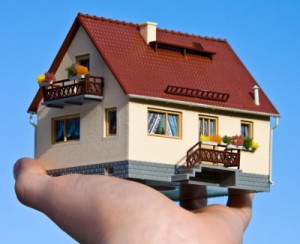 Hypothek - die Bank hat das Haus in der Hand