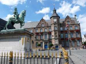 Rathaus von Düsseldorf. Das Wahrzeichen der Haupstadt von NRW.