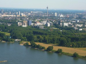 Blick über Düsseldorf